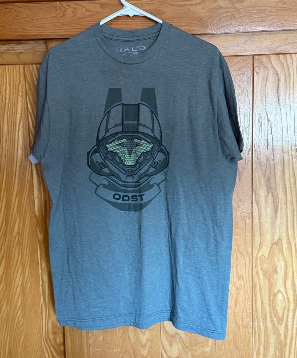 Vintage Halo 5 ODST Graphic Tee Grey/Green Jinx - Men’s L